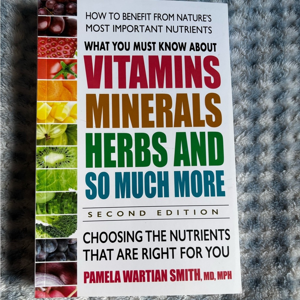 Vitamins Minerals Herbs and More paperback book